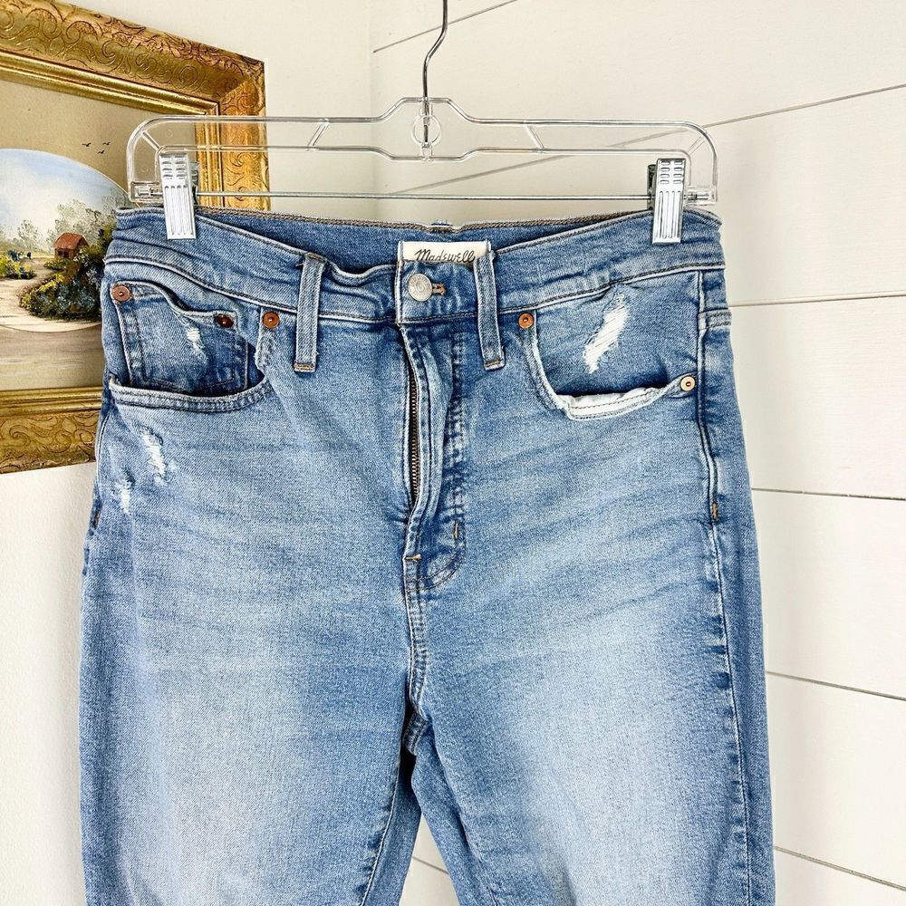 Madewell The Perfect Vintage Jean in Denman Wash Size 28 Distressed - Picture 7 of 10